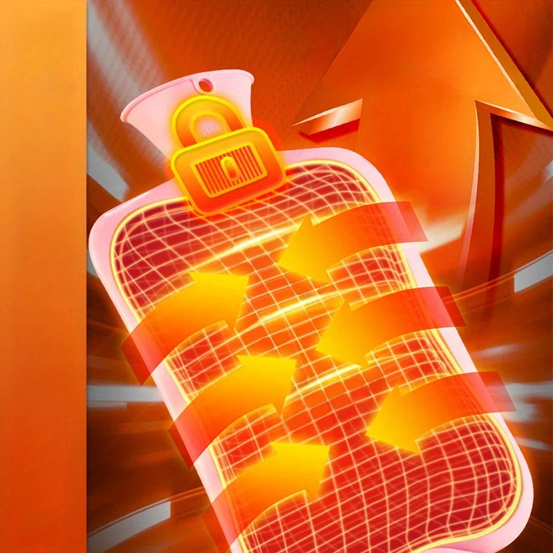 Bouillotte chaude et confortable, soulage les douleurs menstruelles